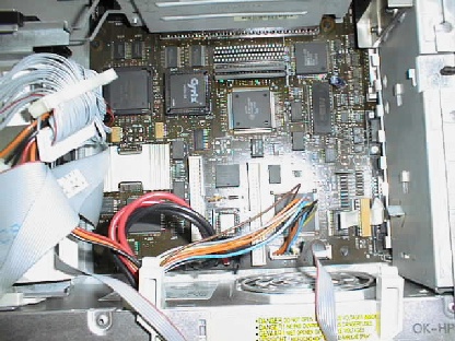 Photo of IBM PS/2 Model 56SLC's main board