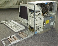 Opening PS/2 Model 85, Step 3