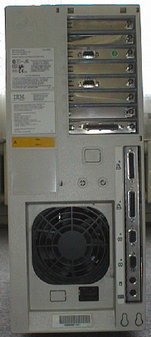 Photo of IBM PS/2 Model 95's back